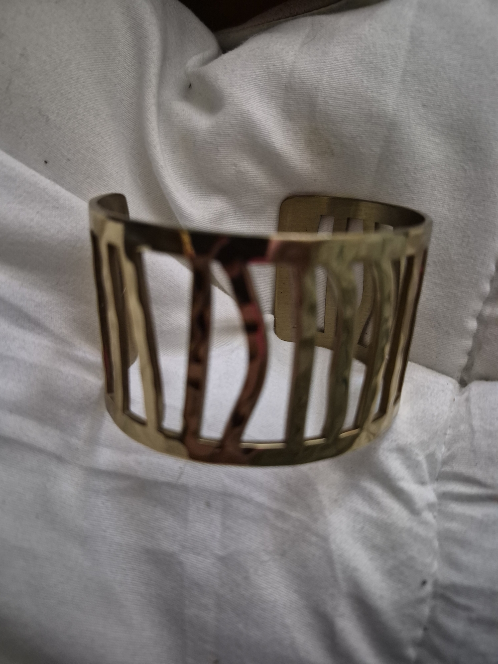 Rustic Cuff Gold Openwork Cuff Bracelet - Women's Accessories